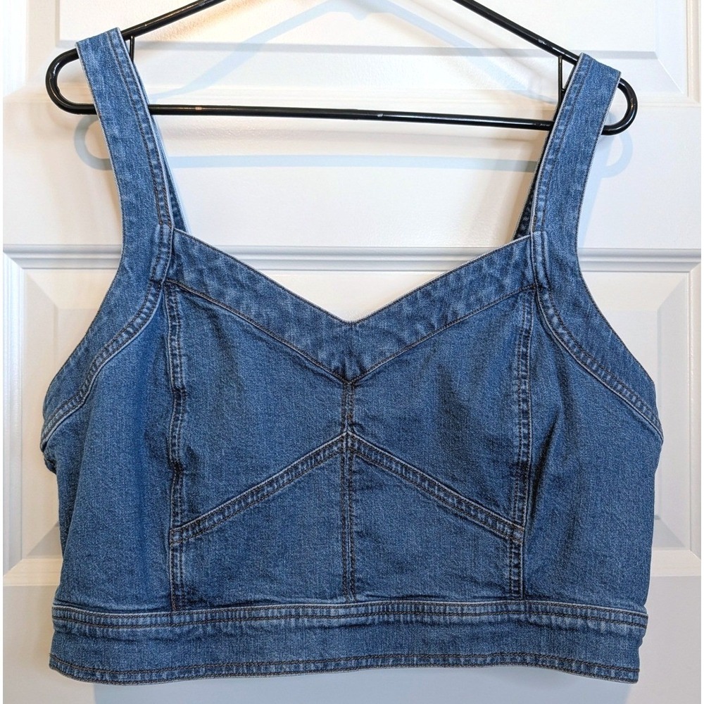 Madewell Denim Crop Tank‎